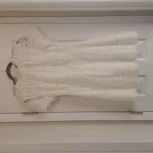 Moon river lace white dress